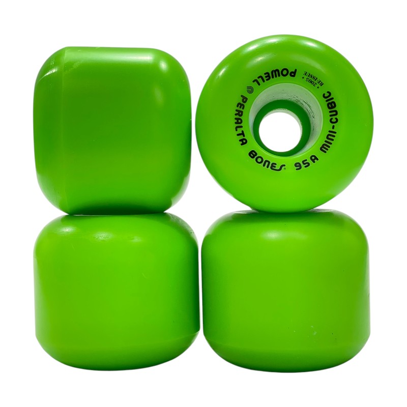 Rodas Bones Mini-Cubic verde 64mm 95a