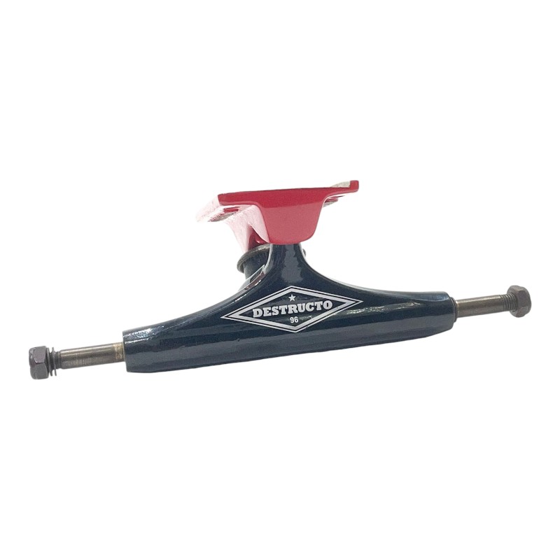 Truck Destructo Mid 5.25 Trave preta/Base Vermelha TRDE416
