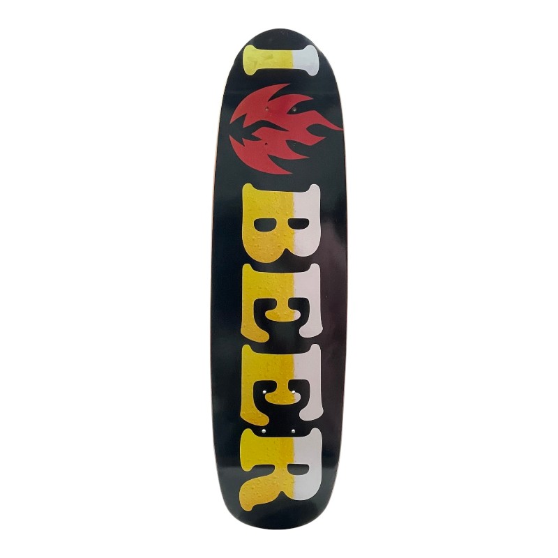 Shape Black Label "I Heart Beer" Custom Shaped Deck 8.0"
